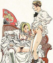 Vintage erotic art