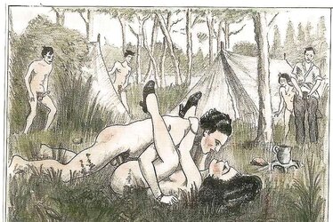 Them. Drawn Porn Art 16 - Naturist Camp c.