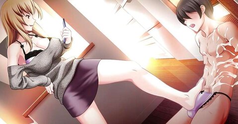 Female Domination Footjob Anime V - Hentai Dirt