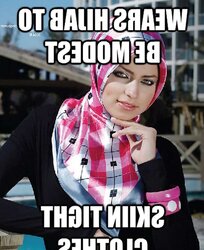 Muslim Nymphs ... Your Hijab Is So Taut!