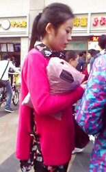 Chinese women in public