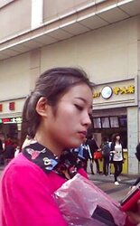 Chinese women in public