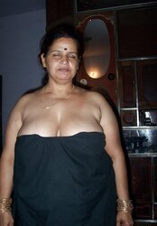 Indian plumper aunty with giant titties