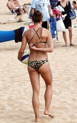Alex Morgan bathing suit in Hawaii