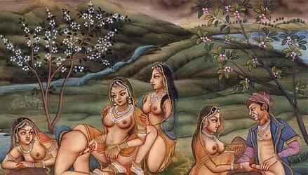Drawn Ero and Porn Art 1 - Indian Miniatures Mughal Period.