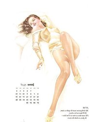 Erotic Calendar 9 - Vargas Clamp-ups