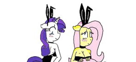 Rarity and fluttershy