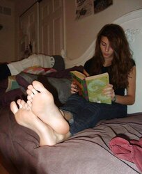 Fleshy Teenagers Nude Their Feet