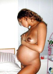 Pregnant Dark-Hued Ladies