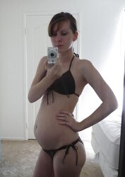Inexperienced PREGNANT teenager selfshot part