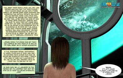 3D Comic: Habitat five. Scene