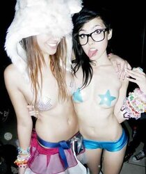 Luxurious Youthful Rave Nymphs