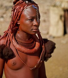 Africa gals display breasts