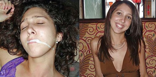 Before and after oral job and money-shot. Inexperienced.