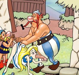 Porn toons - Asterix and Obelix