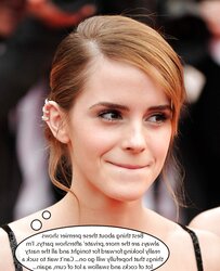 Emma Watson Caption Mingle (female dom, ladyboy, vicious, vanilla