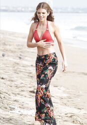 Annalynne McCord - Beats The Beach In A Swimsuit
