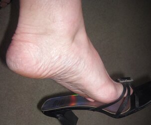 My soles in high-heeled shoes