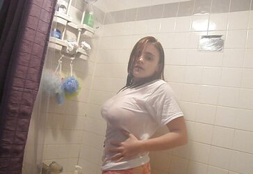 Phat huge-chested damsel bevy