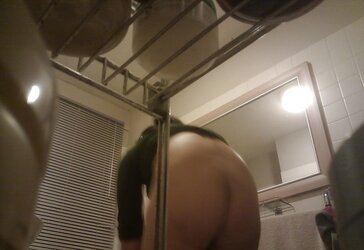 Shower, bathroom, hidden and wifey torn up and jism on