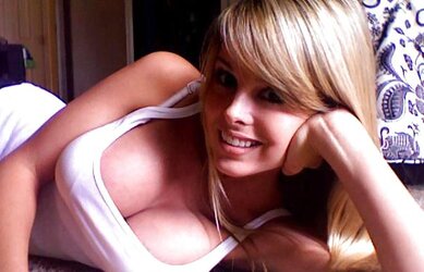 Blondes with huge breasts