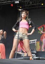 The Saturdays Perform at the Chester Rocks Fest on July
