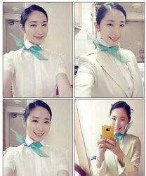 Korean air hostess creampie pound
