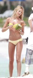 Candice Swanepoel VS swimsuit shoot in St Barts