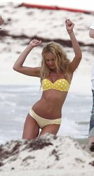 Candice Swanepoel VS swimsuit shoot in St Barts