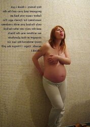 Pregnant captions