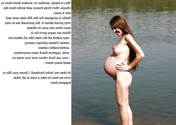 Pregnant captions