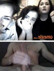 Omegle reactions to my hard-on