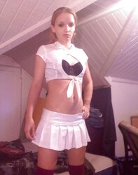 Splendid inexperienced amy, white miniskirt and tights