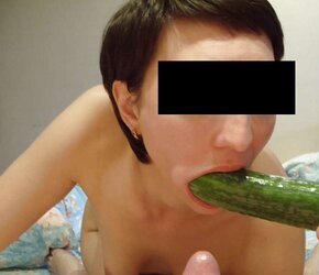 Cucumber in my super-bitch wifey