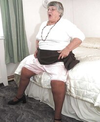 Granny in undies