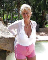 Mature and Grannies clad bathing suits and underwear