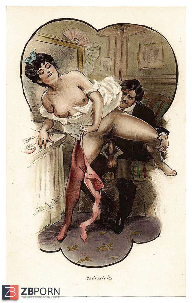 Them. Drawn Porn Art 29 - French Postcards - ZB Porn
