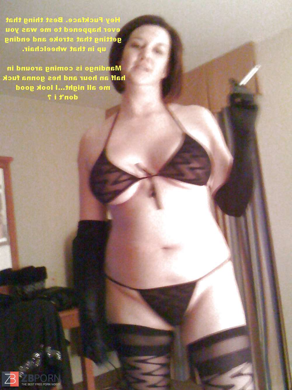 Disabled Cuckold D/S Female Domination Captions photo