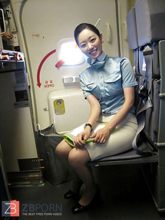 Air Hostess - Korean air hostess opening up gash - ZB Porn