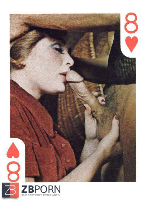 Vintage erotic playing cards (unluckily incomplete) .