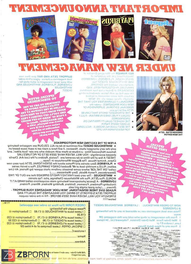 Vintage Magazines Playbirds Hardcore Quarterly Issue Zb Porn