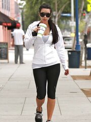 Kim Kardashian at Bootcamp Gym in Los Angeles