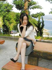 Korean gal naked in public