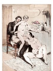 Erotic Book Illustration 11 - Les Whims du Sexe