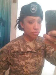 Bare Army Girl