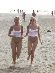 Bottomless on the beach