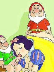 Erotic Cartoons trio - Snow White Photos